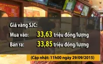 Giá vàng trong nước giảm mạnh