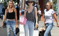 Siêu mẫu Gigi Hadid cá tính với quần jeans