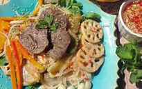 Cách làm gỏi bắp bò kim chi