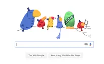 Google thay doodle chờ đón năm mới 2016