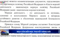 Nga sửa đổi "Học thuyết biển" nhằm củng cố vị thế đất nước