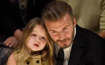 David Beckham không muốn cắt tóc của bé Harper