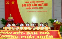 Khai mạc Đại hội Đảng bộ tỉnh Hậu Giang lần thứ XIII