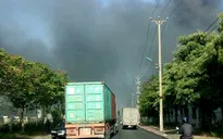 Cháy lớn ở khu công nghiệp Quế Võ, Bắc Ninh