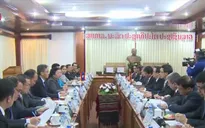 Chủ tịch nước Lào tiếp Đoàn đại biểu Ban Đối ngoại Trung ương Đảng