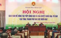 Khiếu nại, tố cáo có xu hướng giảm