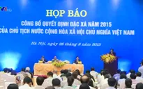 Ngày 31/8, thực hiện đặc xá trên toàn quốc