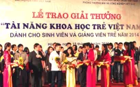 326 sinh viên nhận Giải thưởng Tài năng khoa học trẻ Việt Nam