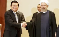 Chủ tịch nước Trương Tấn Sang hội kiến Tổng thống Iran