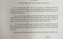 Phó Thủ tướng gửi Thư khen Công an Lào Cai