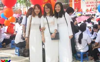 Ngắm nữ sinh trường Ams xinh tươi trong ngày khai giảng