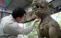 Phục dựng tượng nghê thế kỷ 17