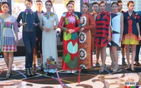 Ngắm đường phố Hà Nội trong BST áo dài của NTK Chula