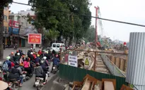 Hà Nội chặn phương tiện “quá khổ” vào khu vực thi công đường sắt đô thị