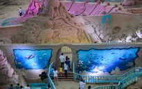 Độc đáo triển lãm nghệ thuật điêu khắc cát quốc tế ở Trung Quốc