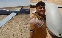 Dân Iraq selfie bên xác máy bay không người lái Mỹ
