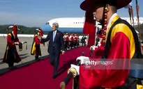 Ngoại trưởng Mỹ John Kerry bắt đầu chuyến thăm Hàn Quốc