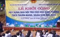 Khởi công xây dựng nhà nội trú cho học sinh dân tộc Bắc Kạn