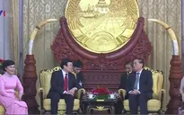 Chủ tịch nước Trương Tấn Sang thăm, làm việc tại CHDCND Lào