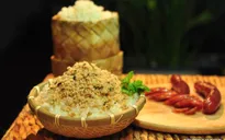 Xôi lạp thính - lạ, thơm, ngon