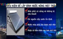 Điều kiện để lắp bình nước nóng năng lượng mặt trời