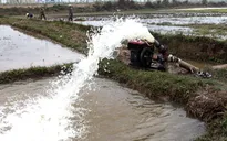 Ngày đầu lấy nước đổ ải đợt 2: Đạt gần 60% diện tích
