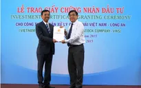 Trao giấy phép đầu tư Khu Công nghệ Môi trường Xanh