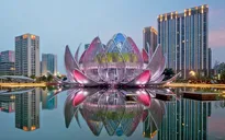 Tuyệt đẹp tòa nhà hoa sen ở Trung Quốc
