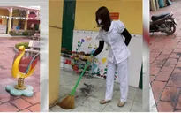 Trường mầm non sống chung với ô nhiễm bụi than