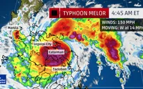 Philippines báo động đỏ vì bão Melor
