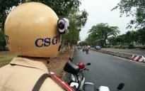 TP.HCM: Gắn camera trên mũ cảnh sát giao thông