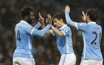 Rượt đuổi kịch tính với Swansea, Man City trở lại ngôi đầu