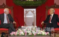 Tổng Bí thư Nguyễn Phú Trọng tiếp Đoàn Thượng Nghị sỹ Hoa Kỳ