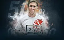 Vượt qua Ronaldo, Messi lần thứ 4 giành Goal 50