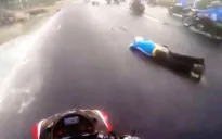 Bắt tạm giam người cán chết thành viên hộ tống đoàn đua