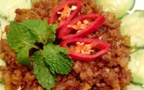 Thịt chưng mắm tép ngon cơm