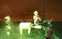 Độc đáo nghệ thuật Chèo kết hợp Rối nước