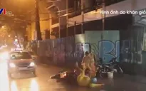 Hà Nội: Nhiều người dân bị ngã xe do đường trơn trượt