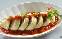 Mực nhồi thịt rim cà chua
