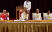 Tổng thống Myanmar ký thỏa thuận hòa bình lịch sử với 8 nhóm vũ trang