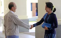 Cuộc gặp giữa Tổng thống Thein Sein và bà Suu Kyi diễn ra cởi mở, mang tính xây dựng