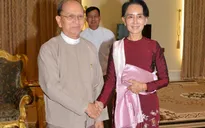 Tổng thống Myanmar và bà Aung San Suu Kyi hội đàm để chuyển giao quyền lực