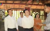 Chủ tịch nước Trương Tấn Sang thăm, chúc Tết tại Tây Ninh