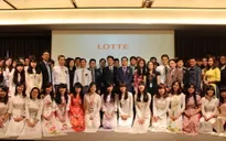 Tập đoàn Lotte trao học bổng cho 76 sinh viên Việt Nam