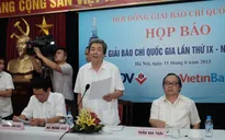 Giải Báo chí Quốc gia năm 2014: 9 tác phẩm đoạt giải A