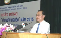 Phát động tháng cao điểm vì người nghèo năm 2015