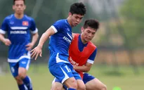 ĐT U23 Việt Nam tập luyện trong ngày vắng HLV Miura