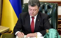 Tổng thống Ukraine ký ban hành luật bầu cử địa phương