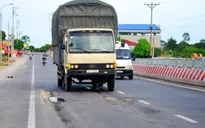 Chủ đầu tư đẩy nhanh tiến độ xử lý sụt lún mặt đường QL18