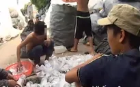 “Đột nhập” kho xưởng chuyên thu mua rác thải y tế